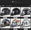 GXT Men's Motorcycle Full Coverage Flip-Up Helmet with Double Lens - DOT Approved