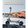 OOTD T90 E-Scooter Peak Power 3000W*2 Motor 60V31.2ah Off-road Electric Scooter 13 Inch Tire All Terrain NFC Features EScooters