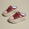 Fashion Plush Without Heel Women Shoes Ladies Woven Fashion Sneakers Orange Boot Sport Tenis Low Cost Tenismasculine Cosplay