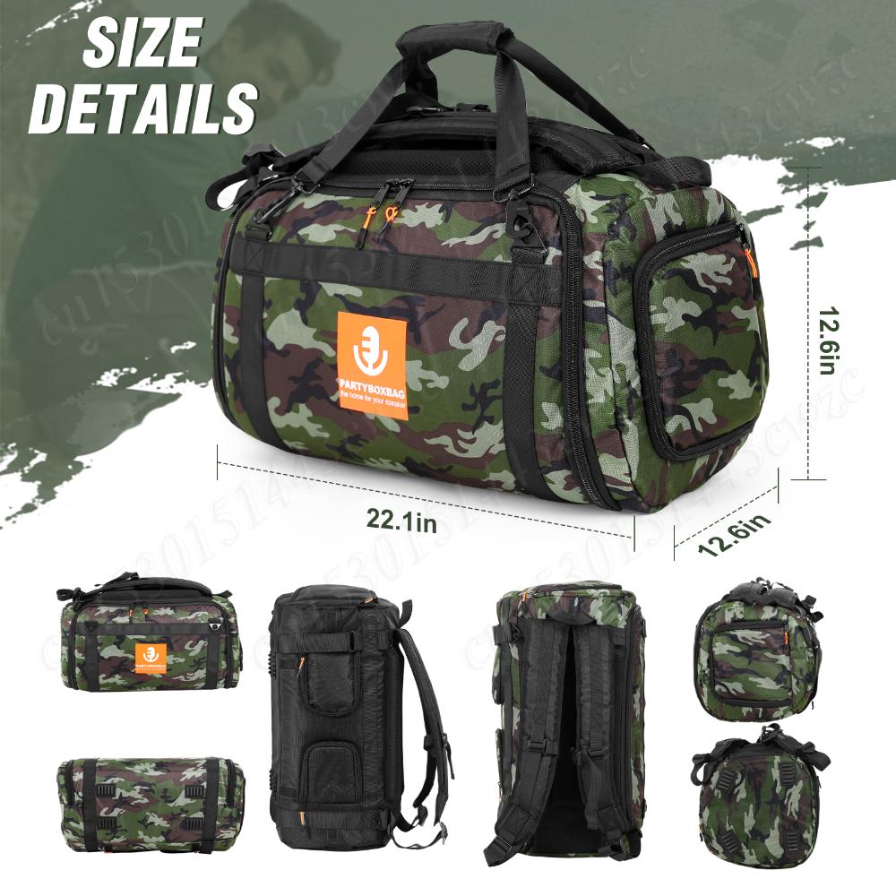 Shockproof Speaker Bag Carry Case for JBL Partybox Club 120 Speaker Travel Storage Case Portable Speaker Carry Tote Bag Backpack