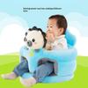 1Pcs Learning To Sit Feeding Chair Cute Baby Sofa Support Seat Cover Plush Chair Toddler Nest Puff Washable Without Filler