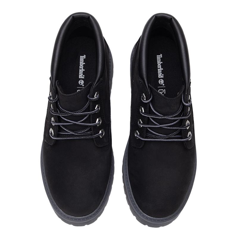 Timberland Stone Street Chukka Comfortable Soft Ankle Boots Women Boots Black TB0A5REN015