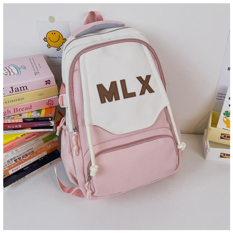 

Новый школьный рюкзак для учеников средней школы и девочек с большой вместимостью для учеников начальной школы. Легкий рюкзак с защитой спины взрывается розовый