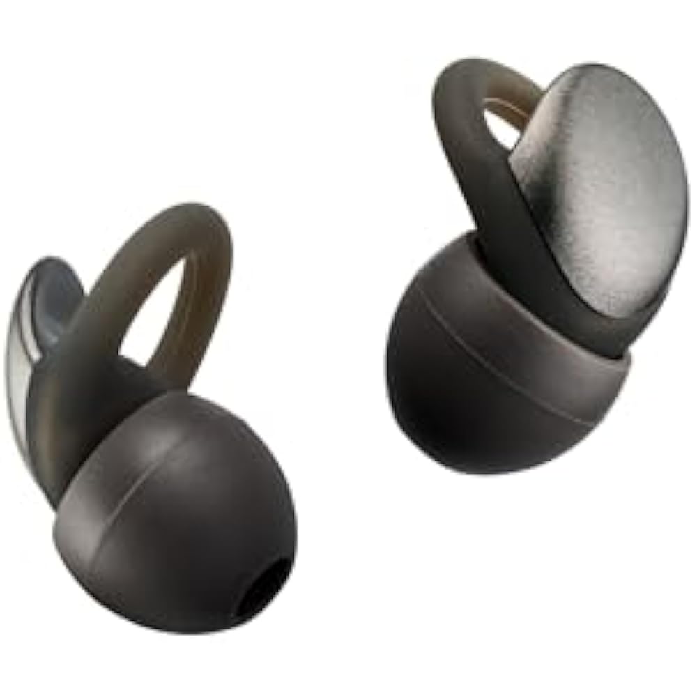 

Audio-Technica AT-ERP5 BK Live Earplugs, Silicone Antibacterial, Repeatable, Festival DJ Concert ...