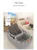 Sundries Cotton Rope Storage Baskets: Large & Small Cosmetic Organizer for Lipsticks & Eyeshadows
