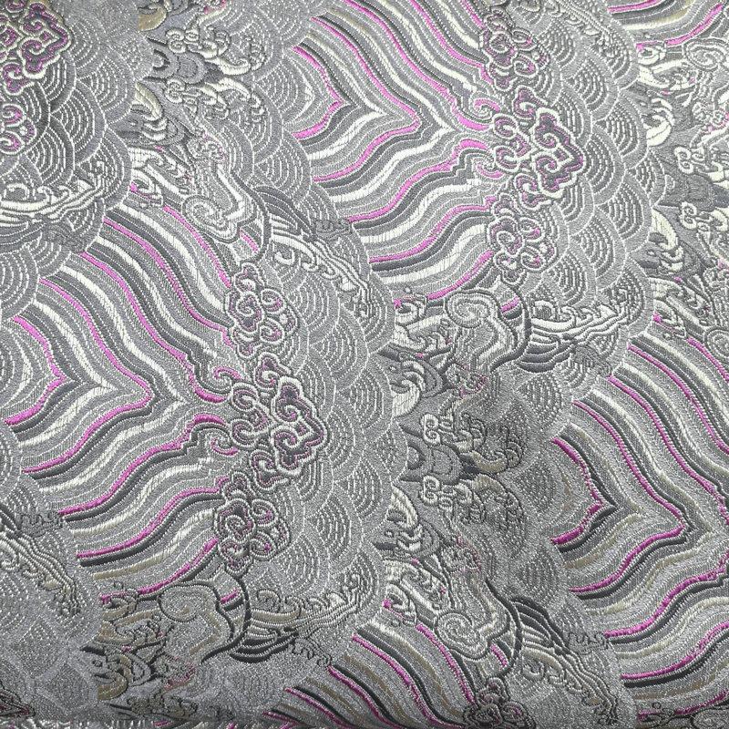 Ancient Style Silk Satin Fabric for Traditional Chinese Tang Suit Cheongsam Embroidered Hanfu Material Handcraft Packaging Cloth