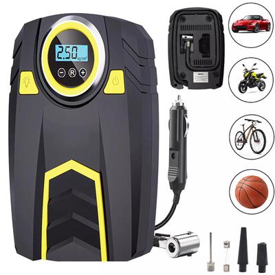 12V 150PSI Taşınabilir Lastik Sıkıştırma Pompası Kompresör Otomobil Hava Kompresörü Dijital Lastik Şişirme Pompası LED Lamba Araba Motosiklet İçin