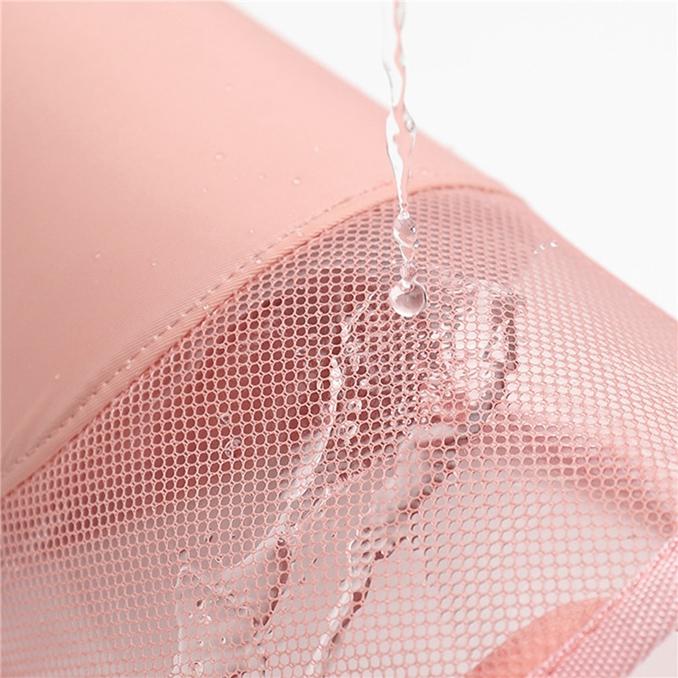 Portable Travel Waterproof Makeup Bag Vertical Foldable Large Capacity Handheld Zipper Pencil Storage Bag