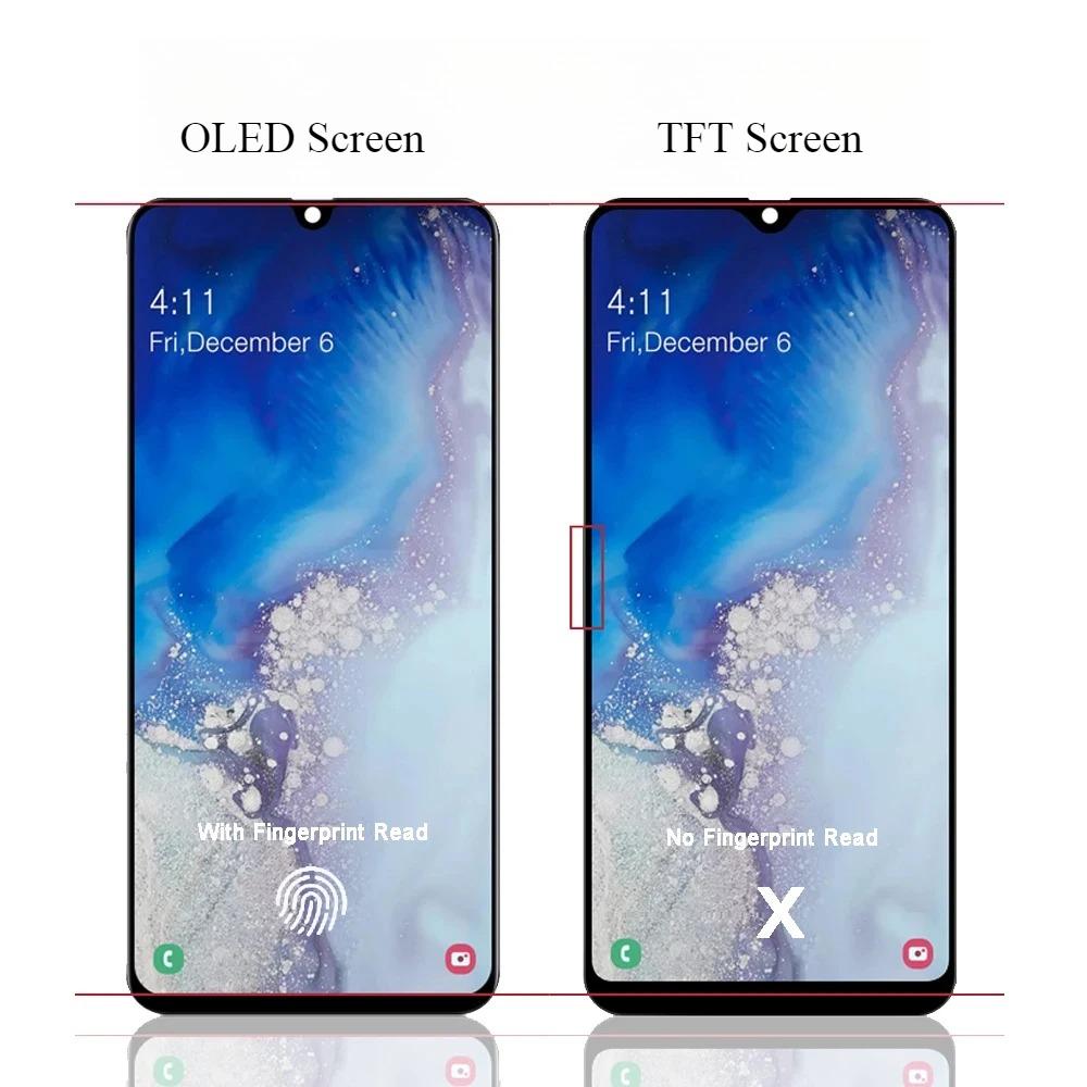 Ecran AMOLED Pentru Samsung Galaxy A70 A705F A705F/DS Ecran LCD Ansamblu Ecran Tactil Digitizor Înlocuire Pentru Samsung A70