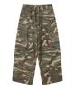 ODDBALLS CLUB Camo Zipper Parachute Cargo Pants Beige