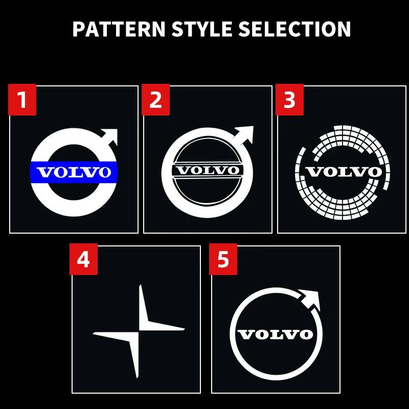 2Pcs Car LED Door Welcome Light For Volvo V40 V60 V90 XC40 XC60 XC90 S60 S90 Projector Logo Ghost Shadow Light Auto Accessories