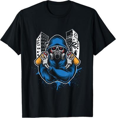 Graffiti Artist Skull Graffiti Tag Urban Street Art Rap Gift Unisex T-Shirt