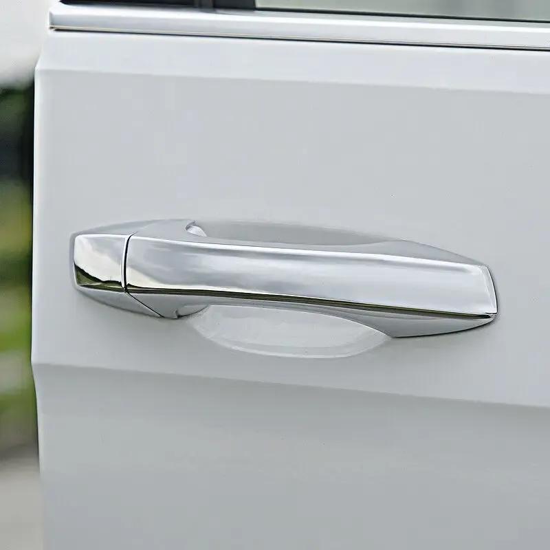 For Seat Leon MK3 2013 2014 2015 2016 2017 2018  Chrome Car Side Door Handle Cover Bowl Trim Sticker Styling Accessories