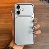 Case for iPhone 16 Plus Metal Texture Matte Back Soft TPU Bumper Shockproof Cover
