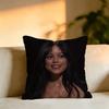 Popular Actor JJenna OOrtega Square DoubleSided printed Pillow Case Bedroom Bedside Pillow Sofa Cushion Cover
