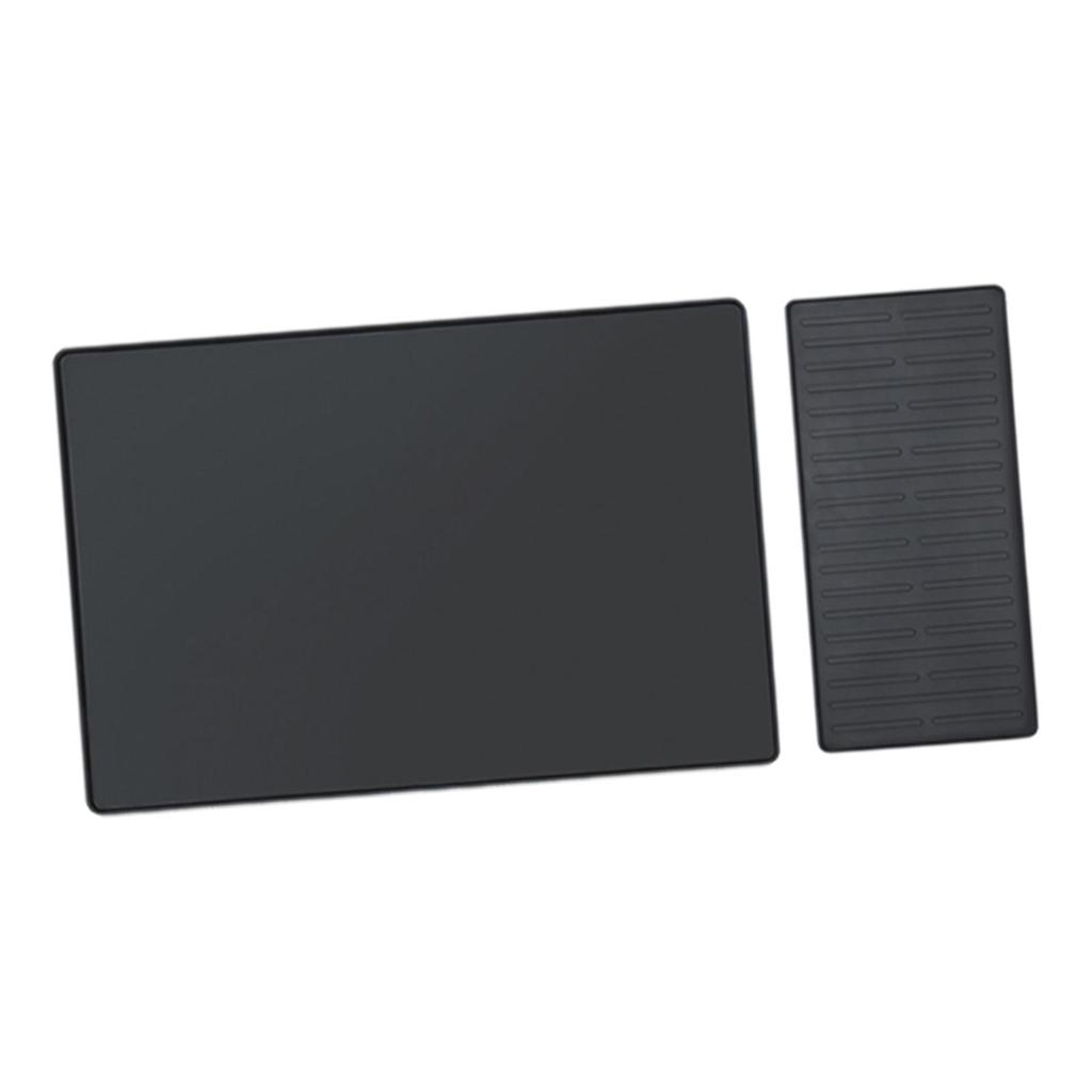 Silicone Coffee Mat Coffee Maker Mat Raised Edge with Dish Drying Pad for Potted Plants