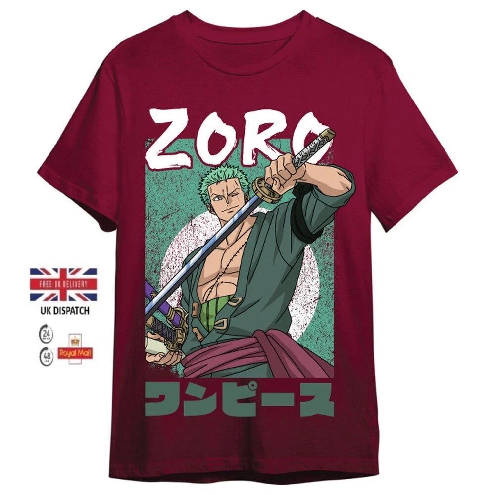 Official One Piece Roronoa Zoros Eyes Anime Tshirt Toei Animation L