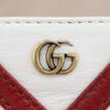Gucci Ribbon Sandals 601553 GG White / Red Leather Women Used