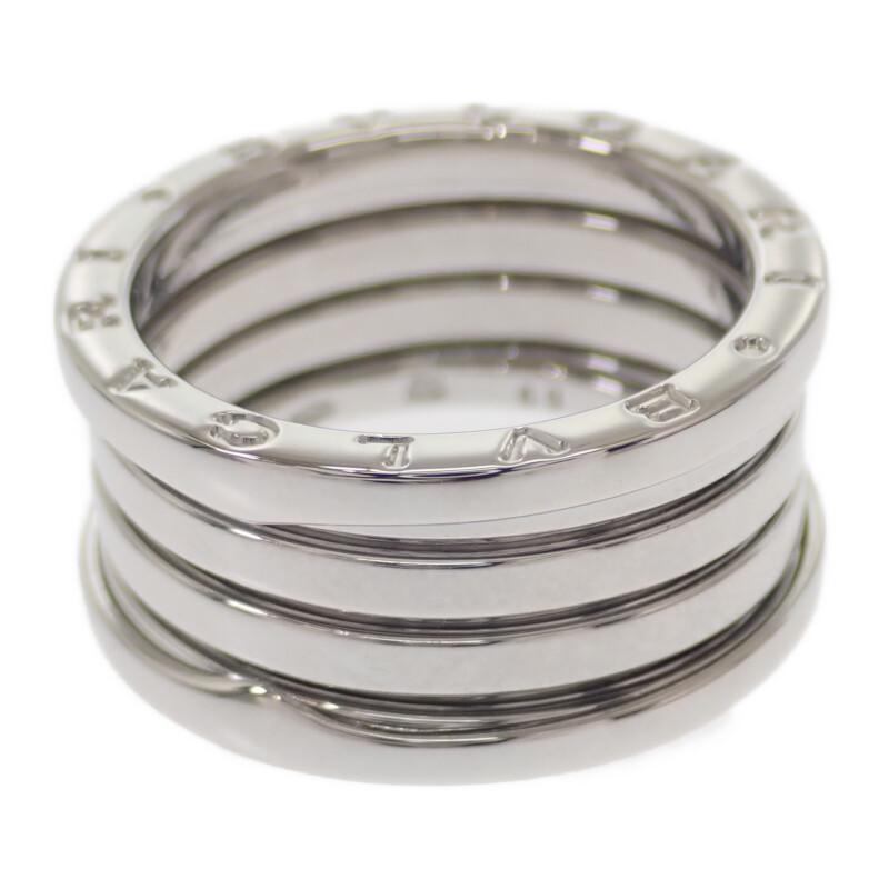 Bvlgari 346594 #18.5(JP Size) Ring K18 White Gold Mens
