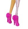 Barbie Deluxe Style Rose Motif Look Dress Up Doll House Pretend Play Barbie Doll Ages 4 and Up Pink HYV26