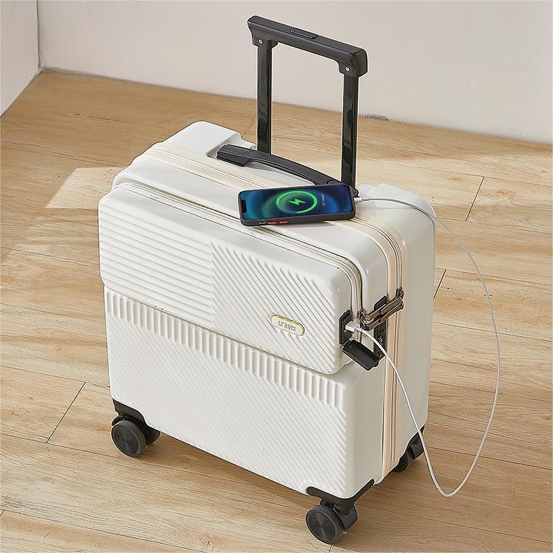Compact Carry-on Luggage with Front Opening
