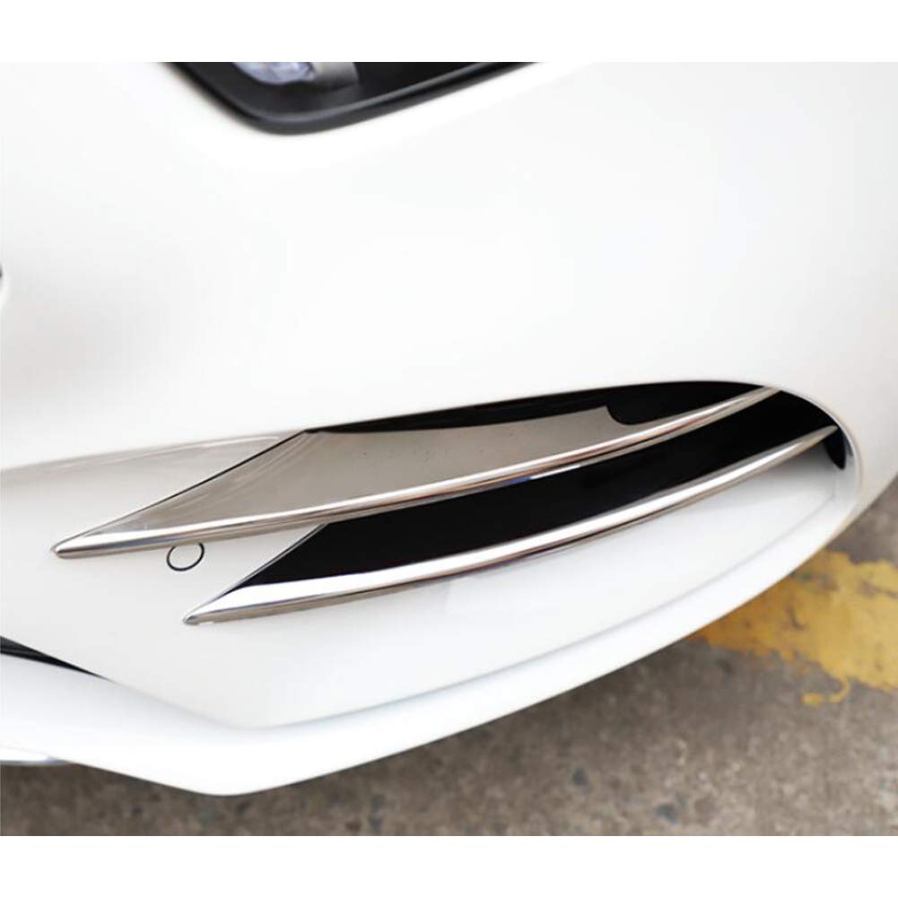 RUIQ Front Grille and Fog Lamp Garnish Bezel Covers for the New Chrome-Plated Mercedes-Benz A-Class (4th Generation, W177)