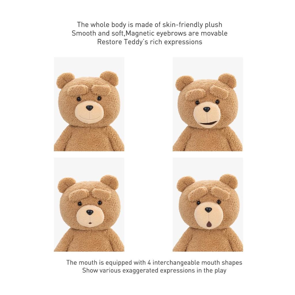 POP MART ted2 ted pluszowa zabawka akcji