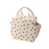 Corduroy Thermal Insulati Lunch Bags Multifunctial Kid School Cooler Picnic Food Pouch Insulated Handbag for Picnics School