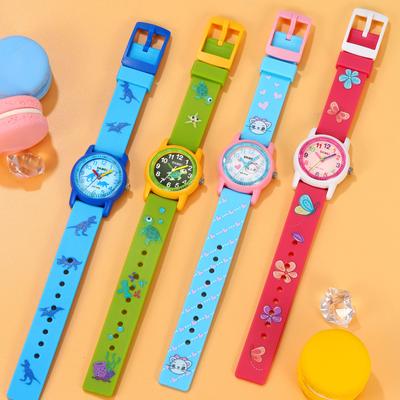 Relógio Infantil SKMEI 2157 Desenho Animado 50 Metros À Prova D'água Pulseira Estampada com Desenhos Animados Movimento de Quartzo