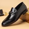 Top Layer Cowhide Men's Casual Loafers with Soft Soles and Soft Surfaces Genuine Leather Bean Shoes Thin and Breathable Leather Shoes for Men