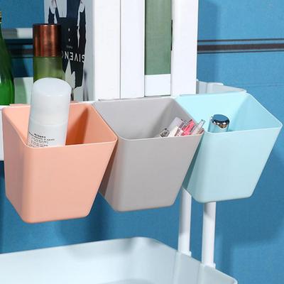 Hängkorg Enkel att hänga Stor kapacitet Fuktsäker Krokdesign Förvaringskorg Utrymmesbesparande Plast Bred Mun Soptunna