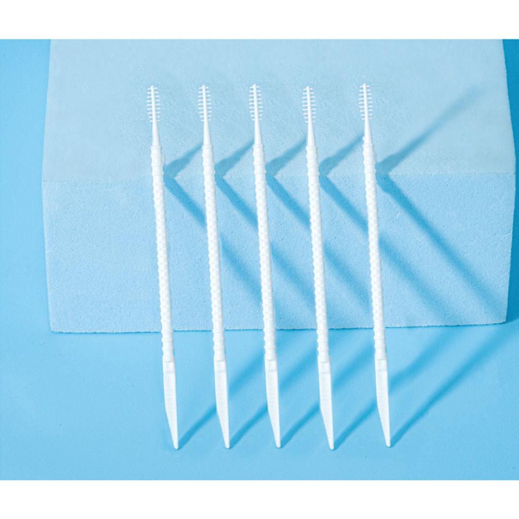 300pcs Toothpick 2-In-1 Dental Floss Picks High Toughness dental Brush Teeth Stick Tongue Scraper Oral Care Tools Professional Toothpicks Sticks