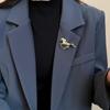 Jewelry Accessories Metal Horse Brooch Chinese New Year Animal Lapel Pins  Men's Women's Suit
