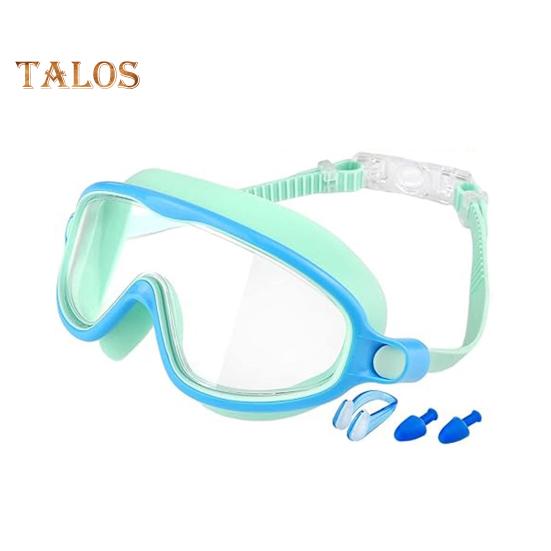 Ochelari de înot pentru copii Ochelari de piscină anti-aburire cu agrafe pentru nas dopuri de urechi Protecție UV pentru copii Ochelari de înot impermeabili