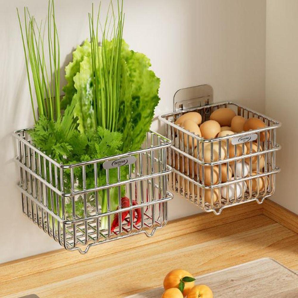 Корзина для сушки из нержавеющей стали 304 большой вместимости, экономящая место, металлическая проволочная корзина, кладовая S