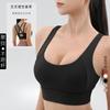 Women S High Impact Fixed Cup Sports Bra For Running Fitness Yoga Summer