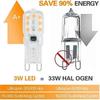 10pack G9 Led Light Bulb Warm White 3000k,g9 3w,equivalent To 33w Halogen Light Bulbs,360angle,ac220-240v Flicker Free[energy Class E]