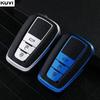 Leather Tpu Car Remote Key Case Cover Shell Fob For Toyota Corolla Prius Camry Chr C-Hr Rav4 Altis Land Cruiser Prado Keyless
