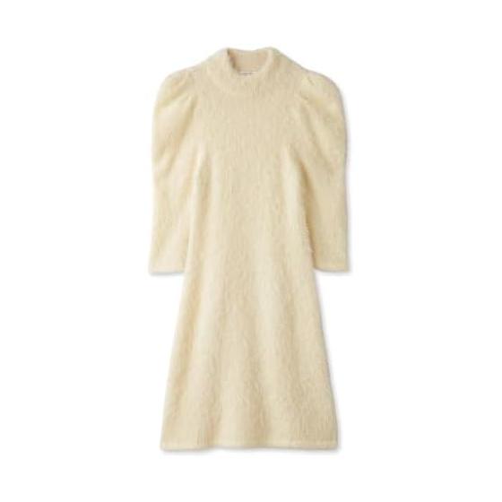 SNIDEL Fur-like Half Sleeve Mini Knit Dress SWNO235048 Women s