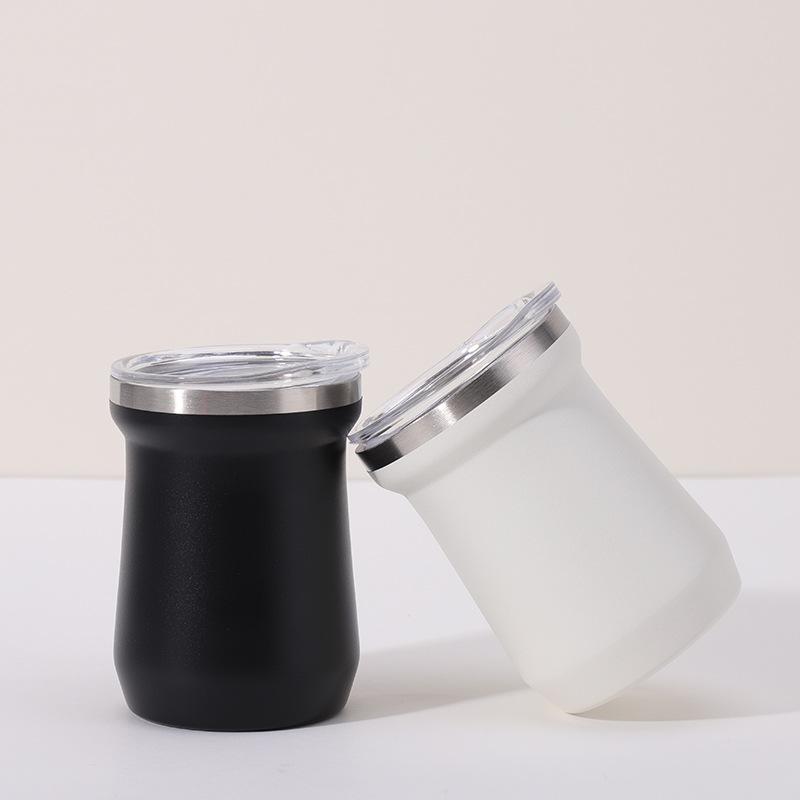 160ML Creative 304 Stainless Steel Vacuum Mini Insulated Cup Double-Layer Couple Cup With Lid Paint Car Travel Coffee Cup
