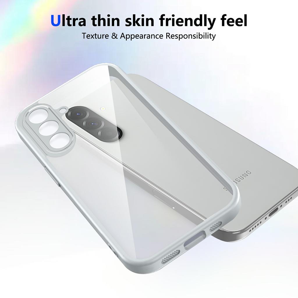 For Samsung Galaxy A57 5G Case Matte Skin Touch Clear PC + TPU Shockproof Phone Back Cover
