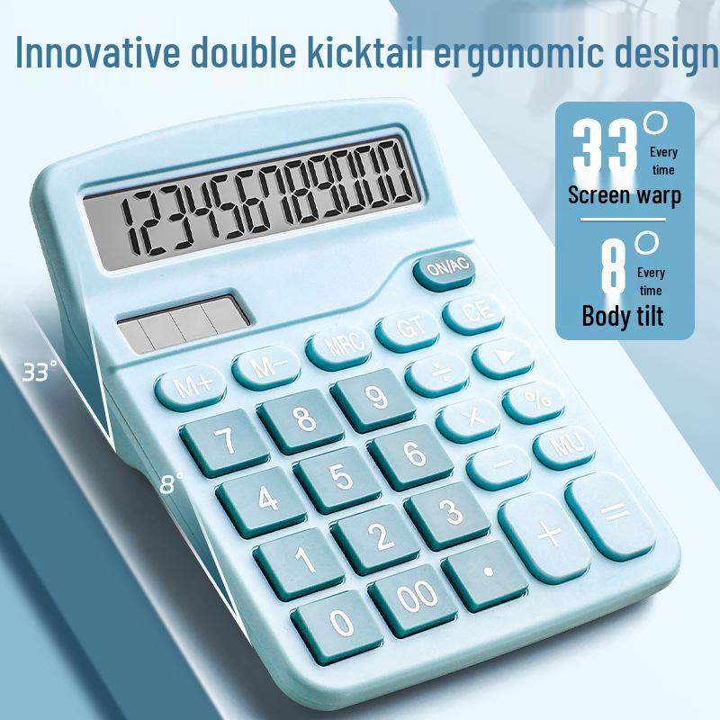 Compact Solar-Powered Calculator: Adorable Goddess Design for Office, School, Accounting & Finance