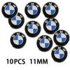 11mm Car Remote Key Fob Emblem Badge Radio button Sticker For BMW F10 E90 F20 E46 E60 E70 E39 E36 E87 X7 E92 E91 E28 X3 G11 X5 6 GR5