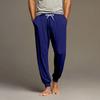 Men's Drawstring Pocket Cuffed Casual Pants Home Sleep Pants