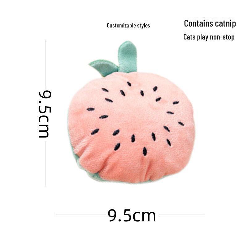 New Catnip Plush Toy: Cat Grass-Infused, Bite & Scratch Resistant, Self-Entertaining Doll for Cats