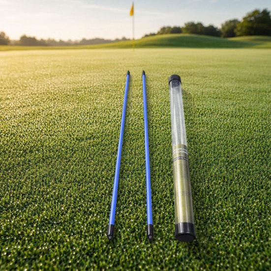 Collapsible Golf Alignment Stick  Telescopic Golf Swing Direction Indicator Rod жёлтый