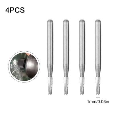 4PCS Automobile Windshield Repair Tool Car Glass Tapered Carbide Drill Bit Auto Windshield Repair Drilling Bit Power Tools