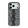 Custodia iPhone 11 in Fibra di Carbonio con Stampa Serpente di Alta Qualità e Adesivo Pelle di Leopardo