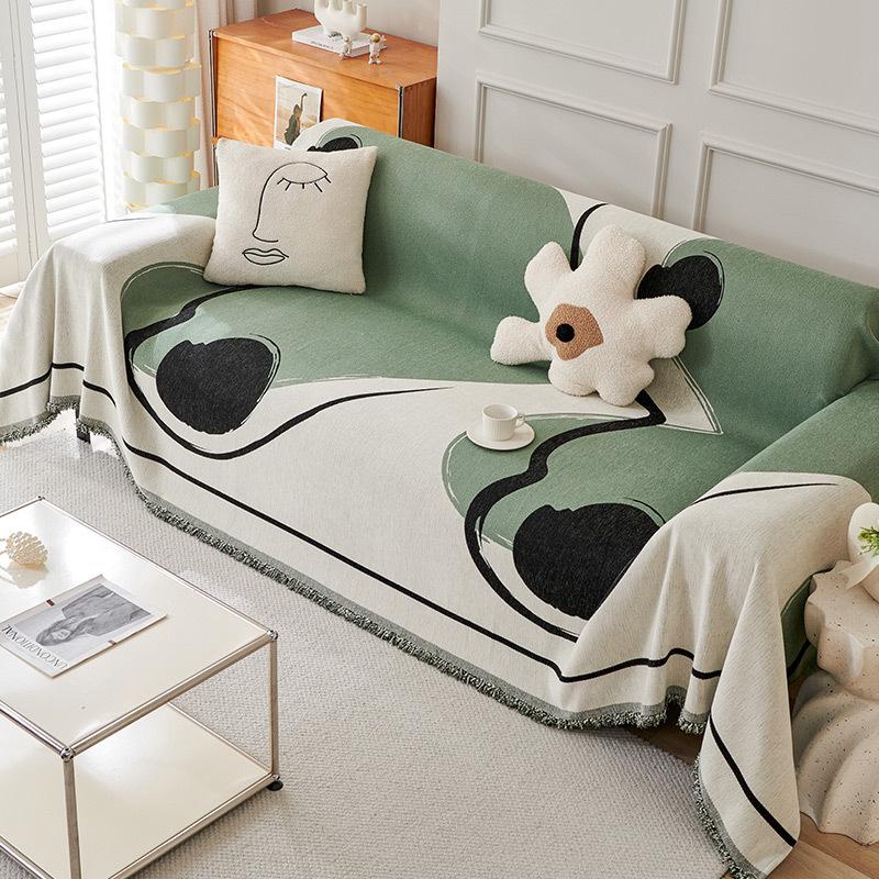 

Полотенце для дивана из синели в стиле INS, универсальный чехол для дивана, универсальный чехол, универсальный нескользящий чехол для дивана Four Seasons, ткань 180*130cm