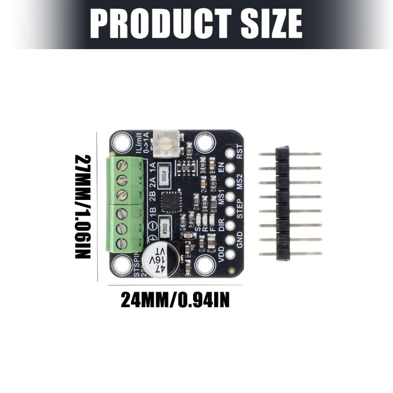 STSPIN220 Stepper Motor Driver Module For Mini 3D Printer Shaft Control Motor Control 1.8V-10V STEP Control Board